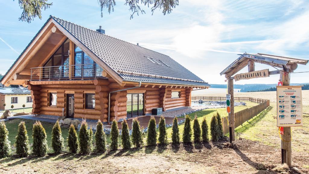 Naturstammhaus Und Appartements Zum Brockenbaecker Tanne Exteriér fotografie