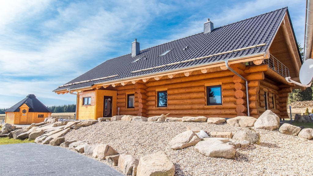 Naturstammhaus Und Appartements Zum Brockenbaecker Tanne Exteriér fotografie