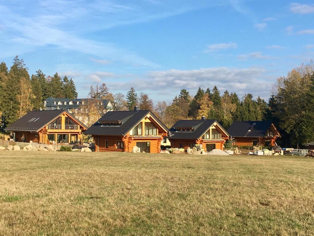 Naturstammhaus Und Appartements Zum Brockenbaecker Tanne Exteriér fotografie