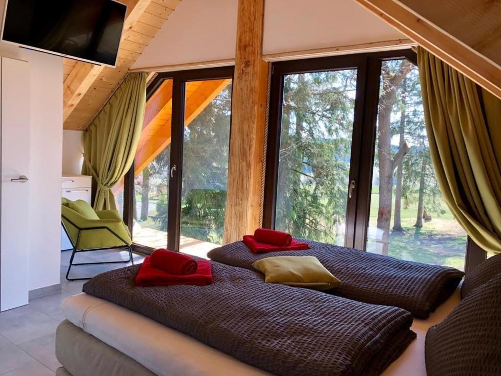 Naturstammhaus Und Appartements Zum Brockenbaecker Tanne Exteriér fotografie