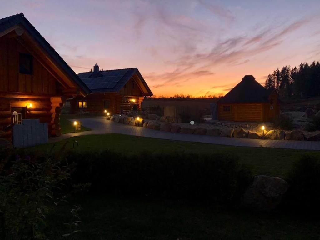 Naturstammhaus Und Appartements Zum Brockenbaecker Tanne Exteriér fotografie